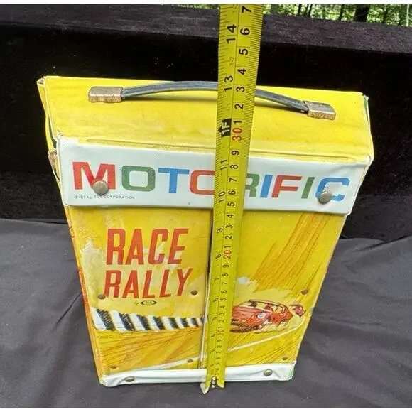 Vintage 1970’s Motorific Race Rally slot Car Carrying Case Slotless Cars